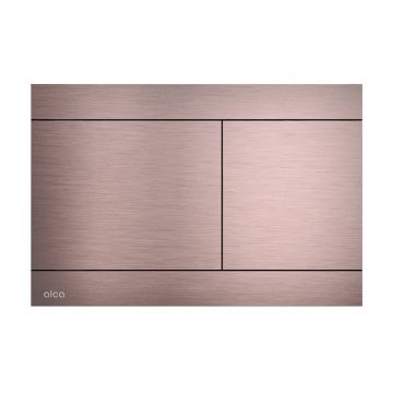 Clapeta de actionare, Alcadrain, Fun, cu doua volume, red gold periat