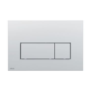 Clapeta de actionare, Alcadrain, Thin, M572, cu doua volume, crom mat