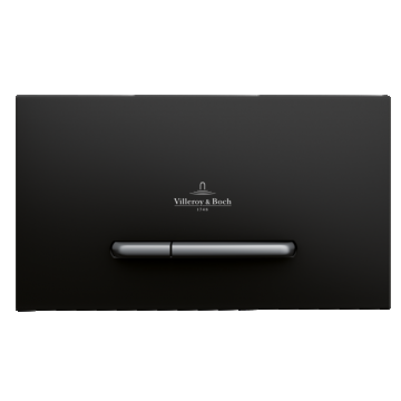Clapeta de actionare dual-flush, negra, Villeroy  Boch ViConnect