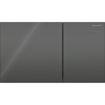 Clapeta de actionare, sticla, neagra, Geberit Sigma70