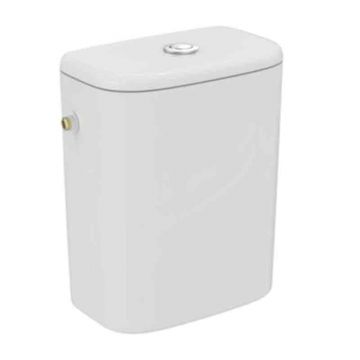Rezervor WC Ideal Standard, pentru WC stativ Tesi, alimentare laterală, alb