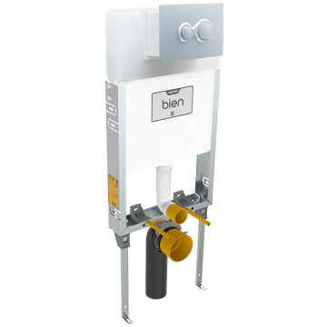 Rezervor WC incastrat Supreme  inaltime reglabila  buton actionare dubla  1085/1285 mm