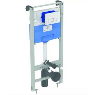 Set rezervor incastrat Ideal Standard ProSys 120 cu set fixare si clapeta Oleas M1 crom