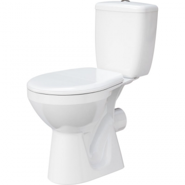 Set WC Cersanit Compact Mito Grey, ceramica/polipropilena, 6 l, 74 x 66 x 36.5 cm