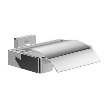 Suport hartie igienica cu aparatoare Villeroy & Boch Elements Striking crom