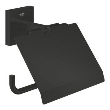 Suport hartie igienica Grohe Start Cube cu aparatoare  matte black