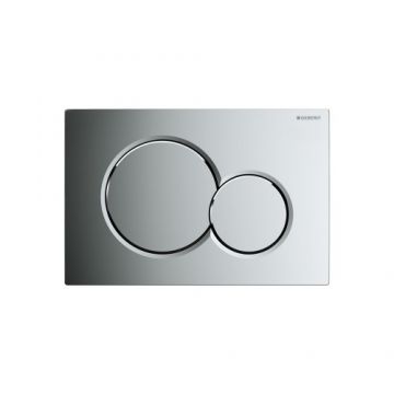 Clapeta actionare rezervor Geberit Sigma 01, crom lucios