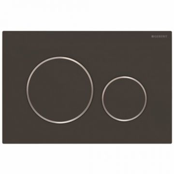 Clapeta actionare rezervor SIGMA 20 negru mat lacuit - easy to clean - Geberit
