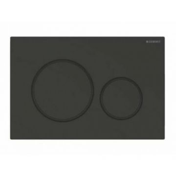 Clapeta actionare rezervor SIGMA 20 negru mat lacuita- Geberit