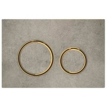 Clapeta actionare rezervor SIGMA 21 aspect beton-alama - Geberit