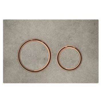 Clapeta actionare rezervor SIGMA 21 aspect beton-rose - Geberit