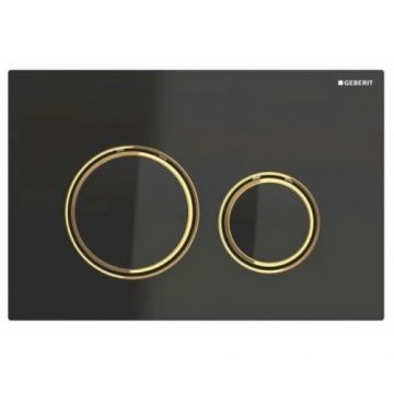 Clapeta actionare rezervor SIGMA 21 negru-alama - Geberit