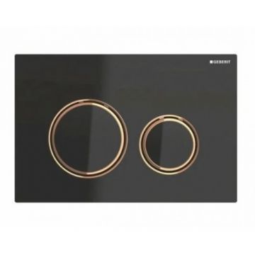 Clapeta actionare rezervor SIGMA 21 negru-rose - Geberit