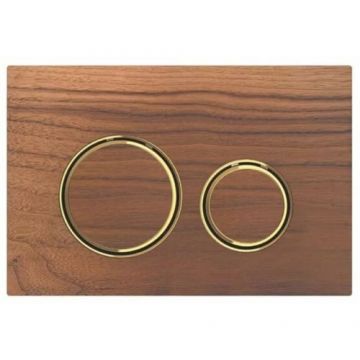 Clapeta actionare rezervor SIGMA 21 nuc american-alama - Geberit