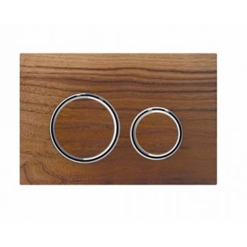 Clapeta actionare rezervor SIGMA 21 nuc american-cromat - Geberit