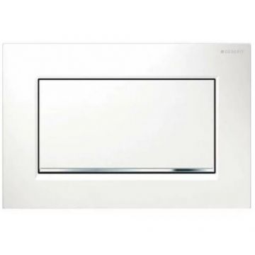 Clapeta actionare rezervor SIGMA 30 pentru spalare start-stop, alb - Geberit