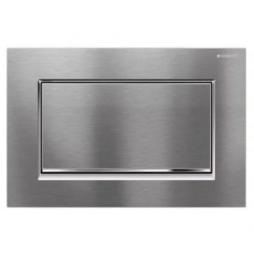 Clapeta actionare rezervor SIGMA 30 pentru spalare start-stop, crom - Geberit