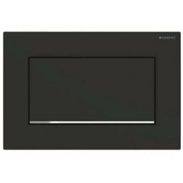 Clapeta actionare rezervor SIGMA 30 pentru spalare start-stop, negru  - Geberit