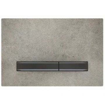 Clapeta actionare rezervor SIGMA 50 aspect beton, negru - Geberit