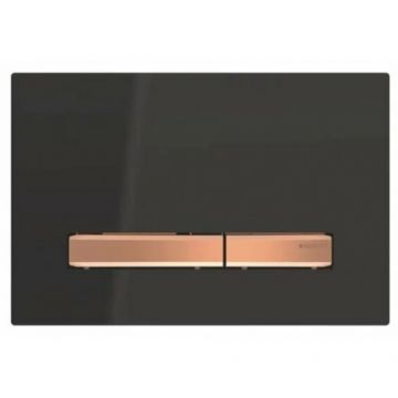 Clapeta actionare rezervor SIGMA 50 negru, rose-gold - Geberit