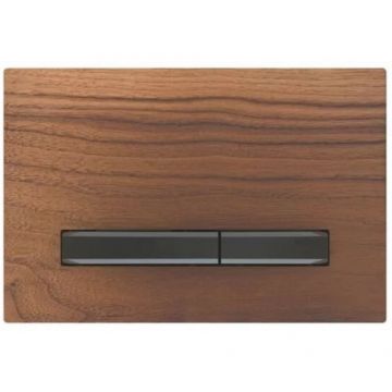 Clapeta actionare rezervor SIGMA 50 nuc american, negru - Geberit