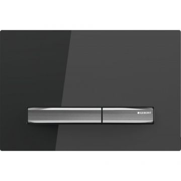 Clapeta actionare rezervor SIGMA 50 sticla fumurie reflectorizanta - Geberit