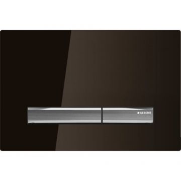 Clapeta actionare rezervor SIGMA 50 sticla umber - Geberit