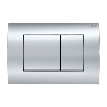 Clapetă de acționare, Geberit, Delta30, crom lucios, 115.137.21.1