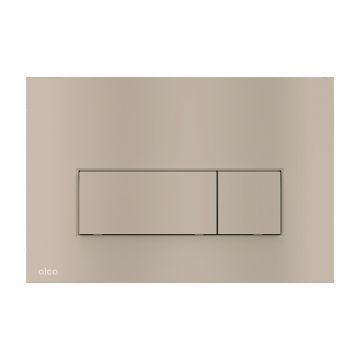 Clapeta de actionare, Alcadrain, Thin, cu doua volume, nickel mat