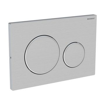 Clapeta de actionare dubla, Geberit, Sigma20, otel inoxidabil, crom slefuit
