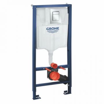 Pachet rezervor incastrat Grohe Rapid SL, clapeta Skate Cosmopolitan S si set fixare