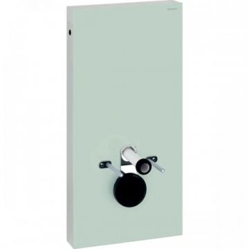 Rezervor Geberit Monolith Pentru Vas WC Suspendat 101cm Cu Panou Frontal De Sticla - Culoare monolit 101 sticla menta