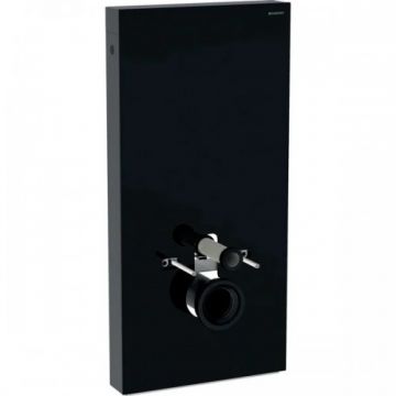 Rezervor Geberit Monolith Pentru Vas WC Suspendat 101cm Cu Panou Frontal De Sticla - Culoare Monolith sticla neagra