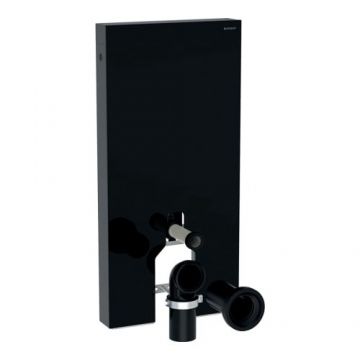 Rezervor Geberit Monolith Pentru WC Pe Pardoseala 101cm Cu Panou Frontal De Sticla - Culoare Monolith sticla neagra