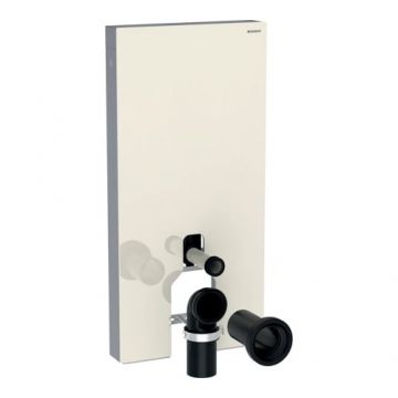 Rezervor Geberit Monolith Pentru WC Pe Pardoseala 101cm Cu Panou Frontal De Sticla - Culoare Monolith sticla sand grey