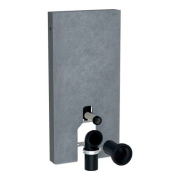 Rezervor Geberit Monolith Pentru WC Pe Pardoseala 101cm Cu Panou Frontal Din Piatra - Culoare Ardesia