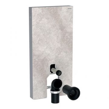 Rezervor Geberit Monolith Pentru WC Pe Pardoseala 101cm Cu Panou Frontal Din Piatra - Culoare beton