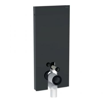 Rezervor Geberit Monolith Pentru WC Pe Pardoseala 114cm Cu Panou Frontal De Sticla - Culoare Monolith sticla lava