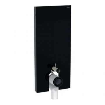 Rezervor Geberit Monolith Pentru WC Pe Pardoseala 114cm Cu Panou Frontal De Sticla - Culoare Monolith sticla neagra