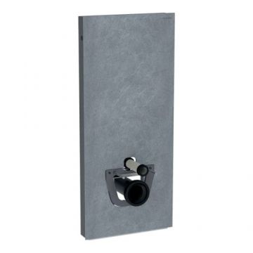 Rezervor Geberit Monolith Pentru WC Suspendat 114cm Cu Panou Frontal Din Piatra - Culoare beton