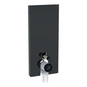 Rezervor Geberit Monolith Plus Pentru WC 114cm Pe Pardoseala Cu Panou Frantal Din Sticla - Culoare Monolith sticla lava