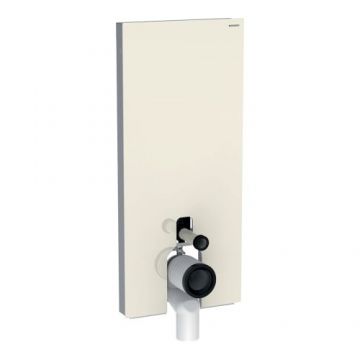 Rezervor Geberit Monolith Plus Pentru WC 114cm Pe Pardoseala Cu Panou Frantal Din Sticla - Culoare Monolith sticla sand grey