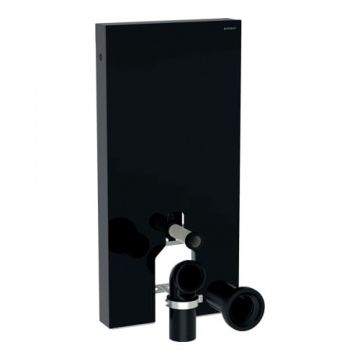 Rezervor Geberit Monolith Plus Pentru WC Pe Pardoseala 101cm Cu Panou Frontal De Sticla - Culoare Monolith sticla neagra