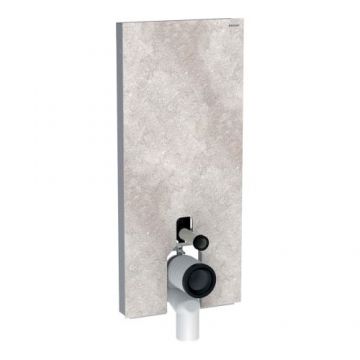 Rezervor Geberit Monolith Plus Pentru Wc Pe Pardoseala 114cm Cu Panou Frontal Din Piatra - Culoare Ardesia
