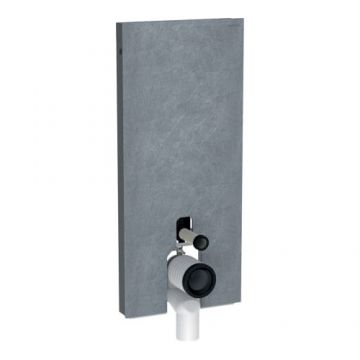 Rezervor Geberit Monolith Plus Pentru Wc Pe Pardoseala 114cm Cu Panou Frontal Din Piatra - Culoare beton