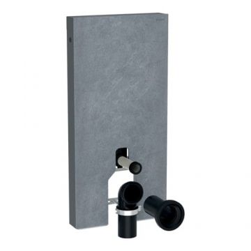 Rezervor Geberit Monolith Plus Pentru WC Pe Pardoseala Pentru Vas WC 101cm Cu Panou Frontal Din Piatra - Culoare Ardesia