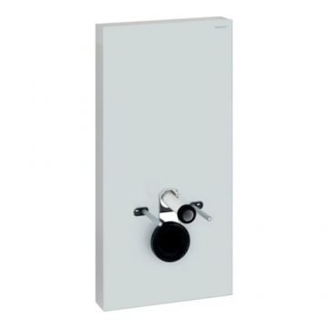 Rezervor Geberit Monolith Plus Pentru WC Suspendat 101cm Cu Panou Frontal De Sticla - Culoare Monolith sticla alba