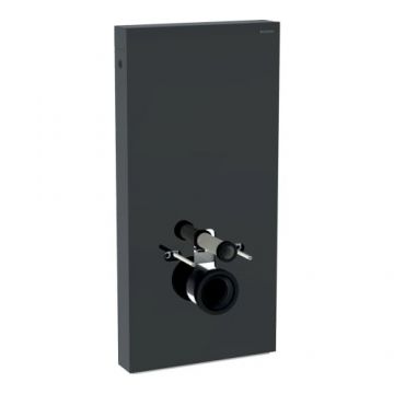 Rezervor Geberit Monolith Plus Pentru WC Suspendat 101cm Cu Panou Frontal De Sticla - Culoare Monolith sticla lava