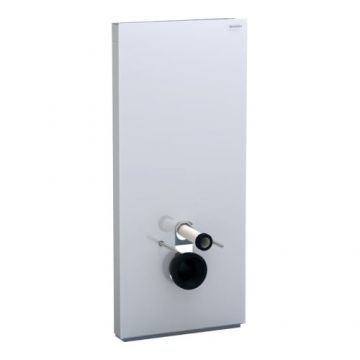 Rezervor Geberit Monolith Plus Pentru WC Suspendat Pentru WC 114cm Cu Panou Frontal De Sticla - Culoare Monolith sticla alba