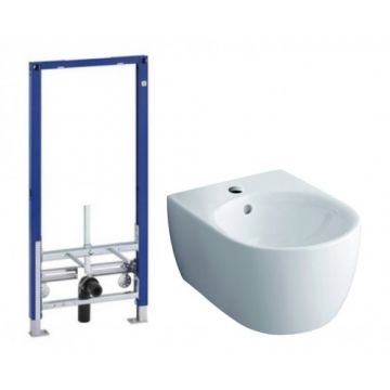 Set Bideu Geberit Icon + cadru Duofix - Montaj suspendat